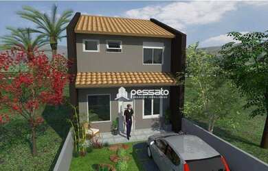 Imagem: A casa em condomínio possui 3 Dormitórios, 2 Banheiros, 1