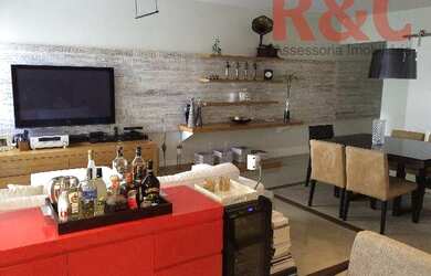 Imagem: O apartamento na cobertura possui 4 Dormitórios, 4 Banheiros