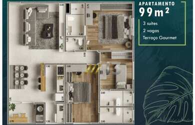 Imagem 7: Apartamento à venda, 46 m² por R$ 340.000,00 - Jardim do Lago - Atibaia/SP