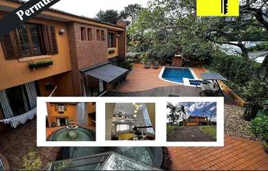 Imagem: A casa em condomínio possui 4 Dormitórios, 5 Banheiros, 5