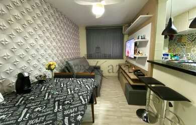 Imagem: O apartamento possui 2 Dormitórios, 1 Banheiro, 1 Vaga na garagem