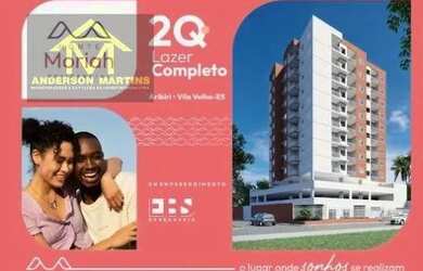 Imagem: O apartamento possui 2 Dormitórios, 1 Banheiro, 1 Vaga na garagem