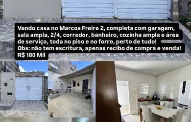 Imagem: A casa possui 2 Dormitórios, 1 Banheiro, 1 Vaga na garagem