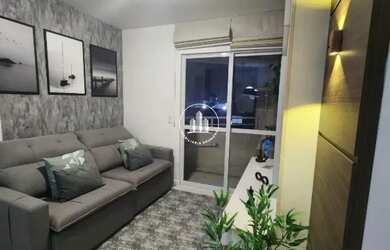 Imagem: O apartamento possui 1 Dormitório, 1 Banheiro, 1 Vaga na garagem