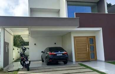 Imagem: A casa em condomínio possui 3 Dormitórios, 2 Banheiros, 4