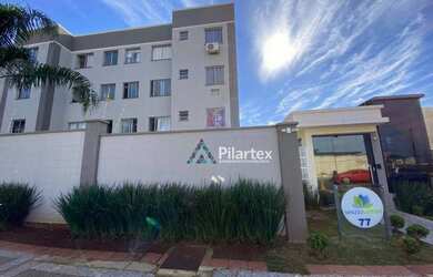 Imagem: O apartamento possui 2 Dormitórios, 1 Banheiro, 1 Vaga na garagem