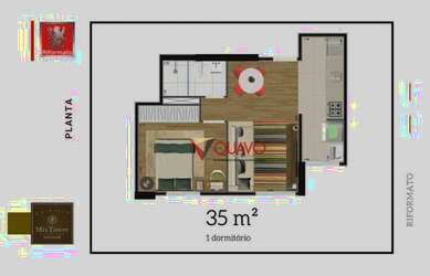 Imagem 7: Apartamento à venda, 51 m² por R$ 381.900,00 - Tatuapé - São Paulo/SP