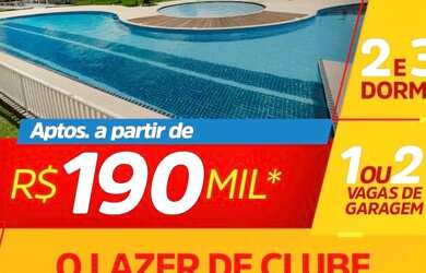 Imagem: O apartamento possui 2 Dormitórios, 1 Banheiro, 1 Vaga na garagem