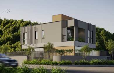 Imagem: A casa possui 4 Dormitórios, 4 Banheiros, 2 Vagas na garagem