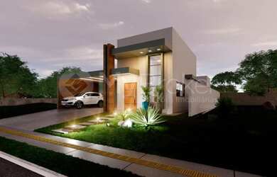 Imagem: A casa em condomínio possui 3 Dormitórios, 4 Banheiros, 2