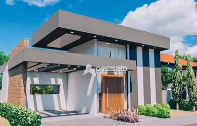 Imagem: A casa em condomínio possui 3 Dormitórios, 1 Banheiro, 2 Vagas