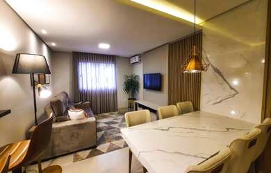 Imagem: O apartamento possui 2 Dormitórios, 1 Banheiro, 1 Vaga na garagem