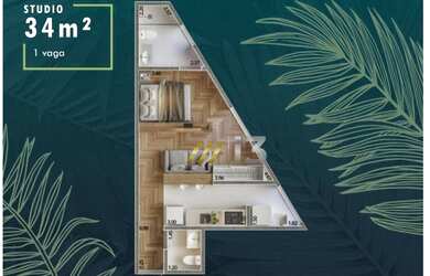 Imagem 4: Apartamento à venda, 46 m² por R$ 340.000,00 - Jardim do Lago - Atibaia/SP