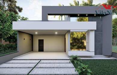 Imagem: A casa em condomínio possui 3 Dormitórios, 4 Banheiros, 4