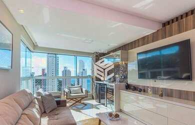 Imagem: O apartamento possui 4 Dormitórios, 4 Banheiros, 3 Vagas na