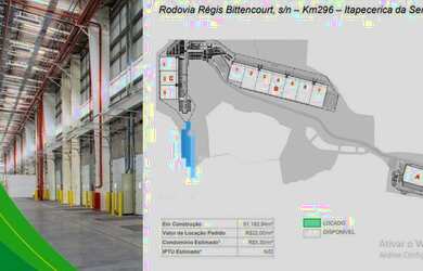 Imagem 3: Galpão para alugar, 6785 m² por R$ 149.270,08/mês - Potuverá - Itapecerica...
