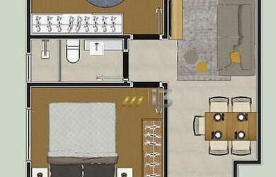 Imagem 14: Apartamento à venda, 33 m² por R$ 262.000,00 - Atibaia Jardim - Atibaia/SP