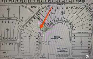 Imagem: O terreno possui 639m² de Área e está localizado em Plano