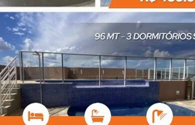 Imagem: O apartamento possui 3 Dormitórios, 3 Banheiros, 2 Vagas na