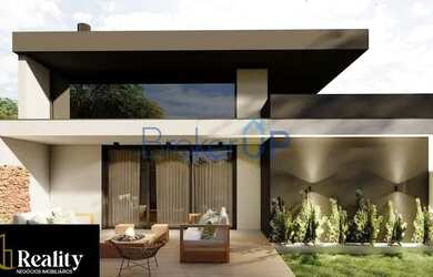 Imagem: A casa em condomínio possui 3 Dormitórios, 1 Banheiro, 2 Vagas