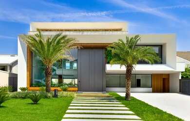 Imagem: A casa em condomínio possui 5 Dormitórios, 5 Banheiros, 5