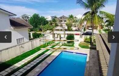 Imagem: A casa em condomínio possui 4 Dormitórios, 4 Banheiros, 4