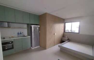 Imagem: O apartamento possui 1 Dormitório, 1 Banheiro, 33m² de Área