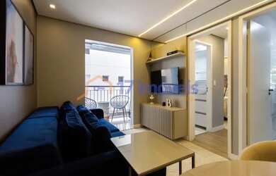 Imagem: O apartamento possui 1 Dormitório, 1 Banheiro, 1 Vaga na garagem