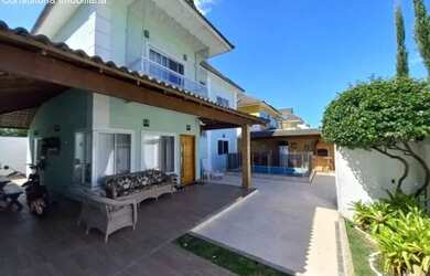 Imagem: A casa em condomínio possui 5 Dormitórios, 5 Banheiros, 2