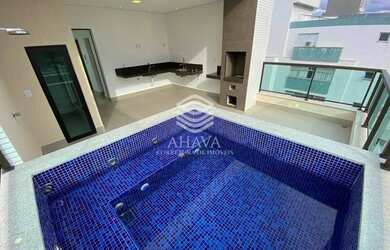 Imagem: O apartamento na cobertura possui 3 Dormitórios, 5 Banheiros