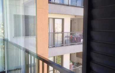 Imagem: O apartamento possui 1 Dormitório, 1 Banheiro, 1 Vaga na garagem