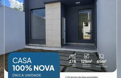 Imagem: A casa possui 2 Dormitórios, 2 Banheiros, 2 Vagas na garagem