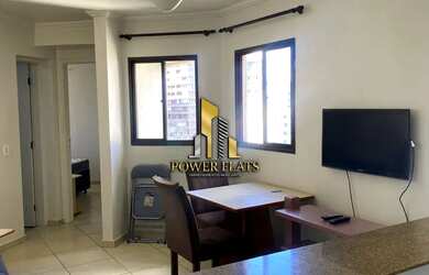 Imagem: O studio possui 1 Dormitório, 1 Banheiro, 1 Vaga na garagem