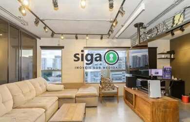 Imagem: O apartamento possui 1 Dormitório, 2 Banheiros, 1 Vaga na garagem