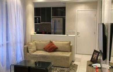 Imagem: O apartamento possui 2 Dormitórios, 1 Banheiro, 1 Vaga na garagem