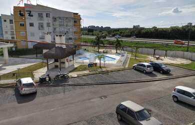 Imagem: O apartamento possui 2 Dormitórios, 1 Banheiro, 1 Vaga na garagem