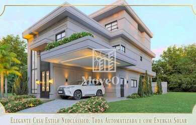 Imagem: A casa em condomínio possui 4 Dormitórios, 5 Banheiros, 5