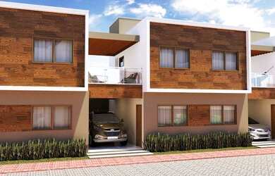 Imagem: A casa em condomínio possui 2 Dormitórios, 3 Banheiros, 1