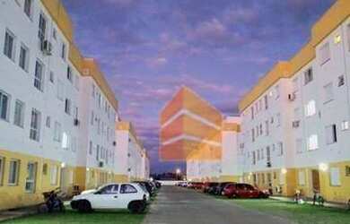 Imagem: O apartamento possui 2 Dormitórios, 1 Banheiro, 1 Vaga na garagem