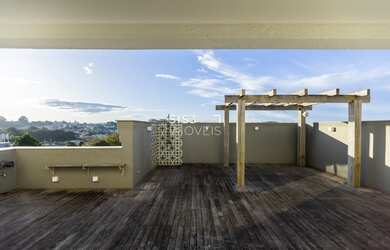 Imagem: O apartamento na cobertura possui 3 Dormitórios, 4 Banheiros