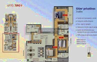 Imagem 12: Apartamento à venda no bairro América, Joinville/SC. Maravilhoso apartamento...