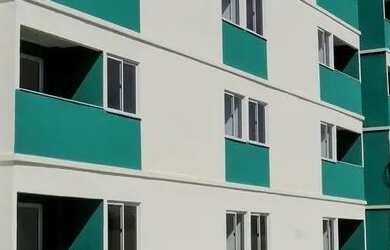 Imagem: O apartamento possui 2 Dormitórios, 1 Banheiro, 1 Vaga na garagem