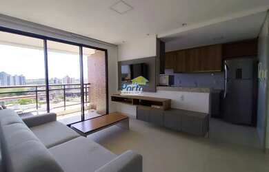 Imagem: O apartamento possui 1 Dormitório, 1 Banheiro, 1 Vaga na garagem