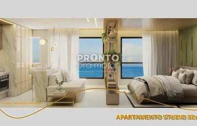 Imagem: O studio possui 1 Dormitório, 1 Banheiro, 1 Vaga na garagem