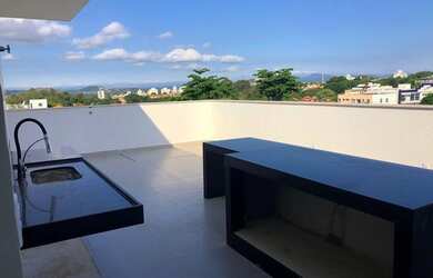 Imagem: O apartamento na cobertura possui 3 Dormitórios, 3 Banheiros