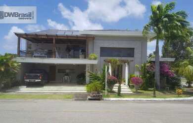 Imagem: A casa em condomínio possui 5 Dormitórios, 5 Banheiros, 2