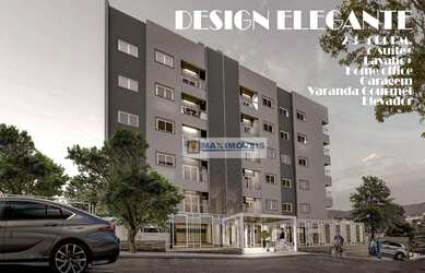 Imagem: O apartamento possui 2 Dormitórios, 1 Banheiro, 1 Vaga na garagem