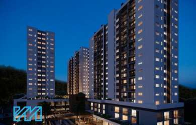 Imagem: O apartamento possui 1 Dormitório, 1 Banheiro, 1 Vaga na garagem