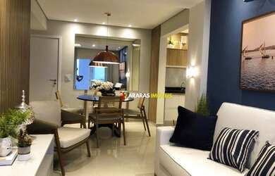 Imagem: O apartamento na cobertura possui 3 Dormitórios, 2 Banheiros