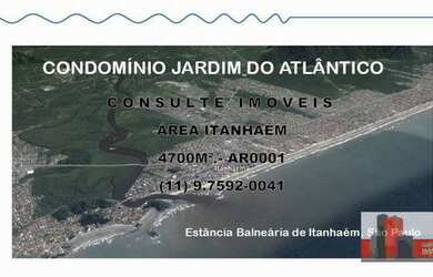 Imagem: O terreno possui 4.700m² de Área e está localizado em Itanhaém